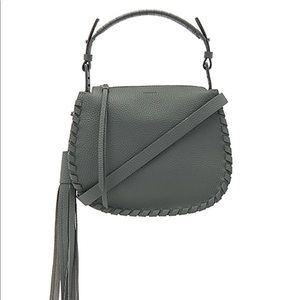Rarely worn Mori Leather All Saints tassel bag!